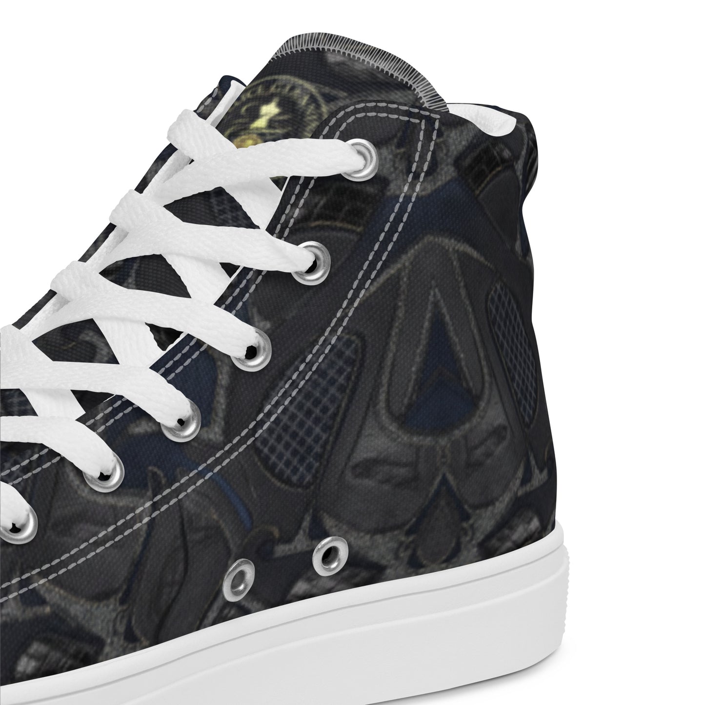 Women’s high top canvas shoes - FelinDesign