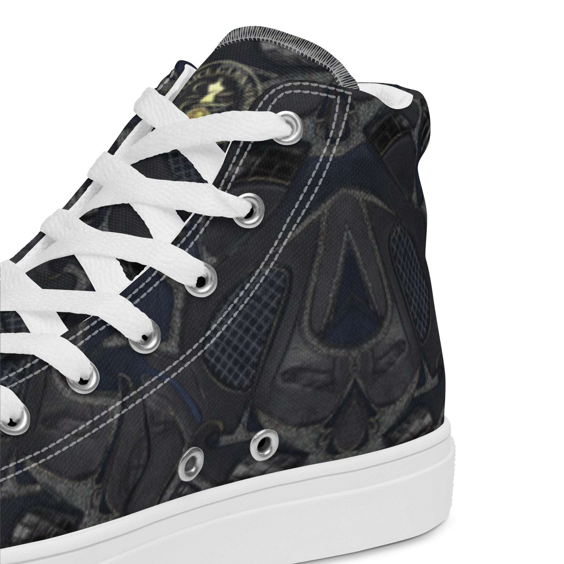 Women’s high top canvas shoes - FelinDesign