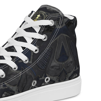 Women’s high top canvas shoes - FelinDesign