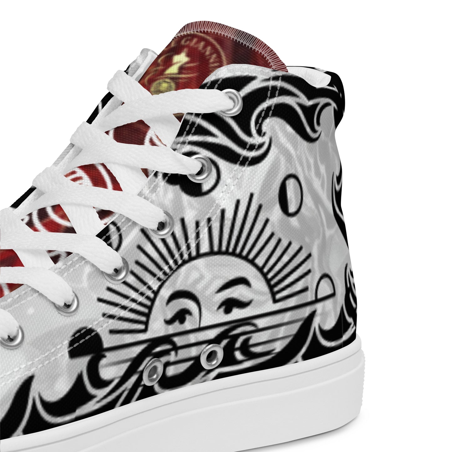 Women’s high top canvas shoes - FelinDesign