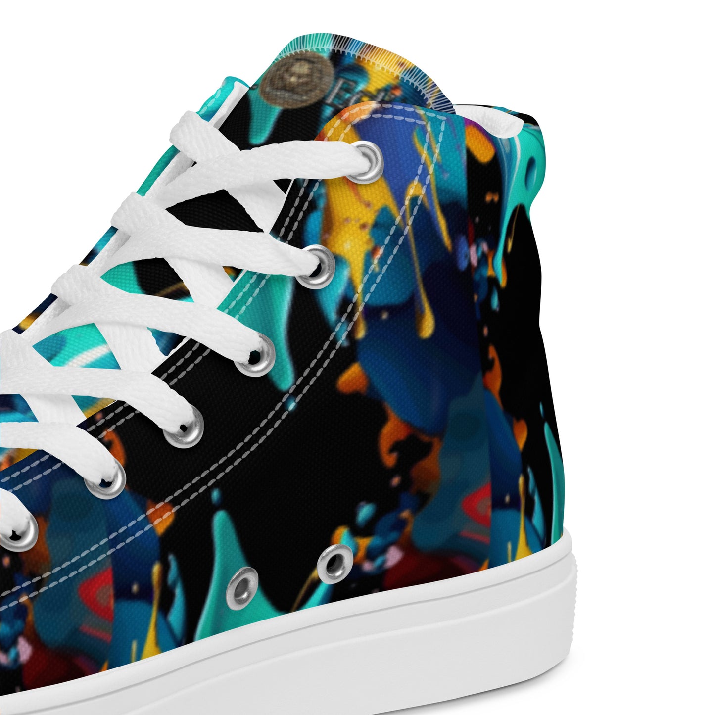Fashionable Sneakers for Women | Comfy & Trendy Women's Canvas High Tops | Casual Sports Shoes | Stylish Footwear 432 - FelinDesign