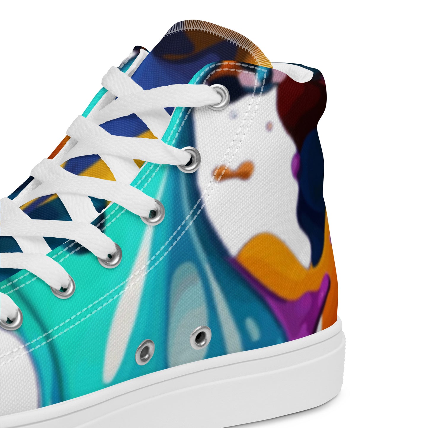 FelinDesign #637 Women's High-Top Canvas Sneakers, New Edition, Comfortable & Stylish - Trendy Casual Shoes for Everyday Looks - FelinDesign
