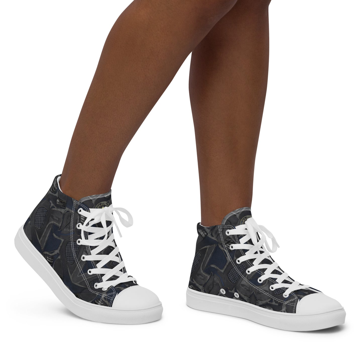 Women’s high top canvas shoes - FelinDesign