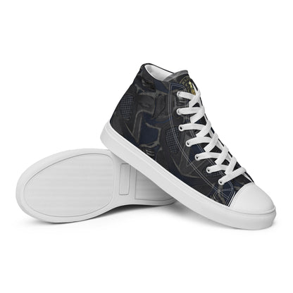 Women’s high top canvas shoes - FelinDesign