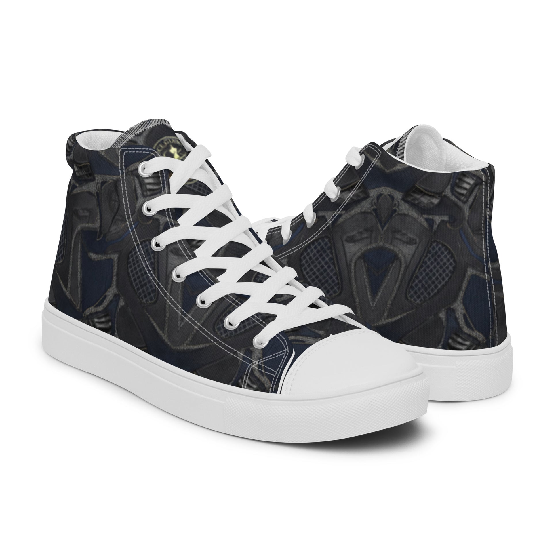 Women’s high top canvas shoes - FelinDesign