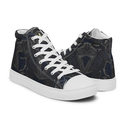 Women’s high top canvas shoes - FelinDesign