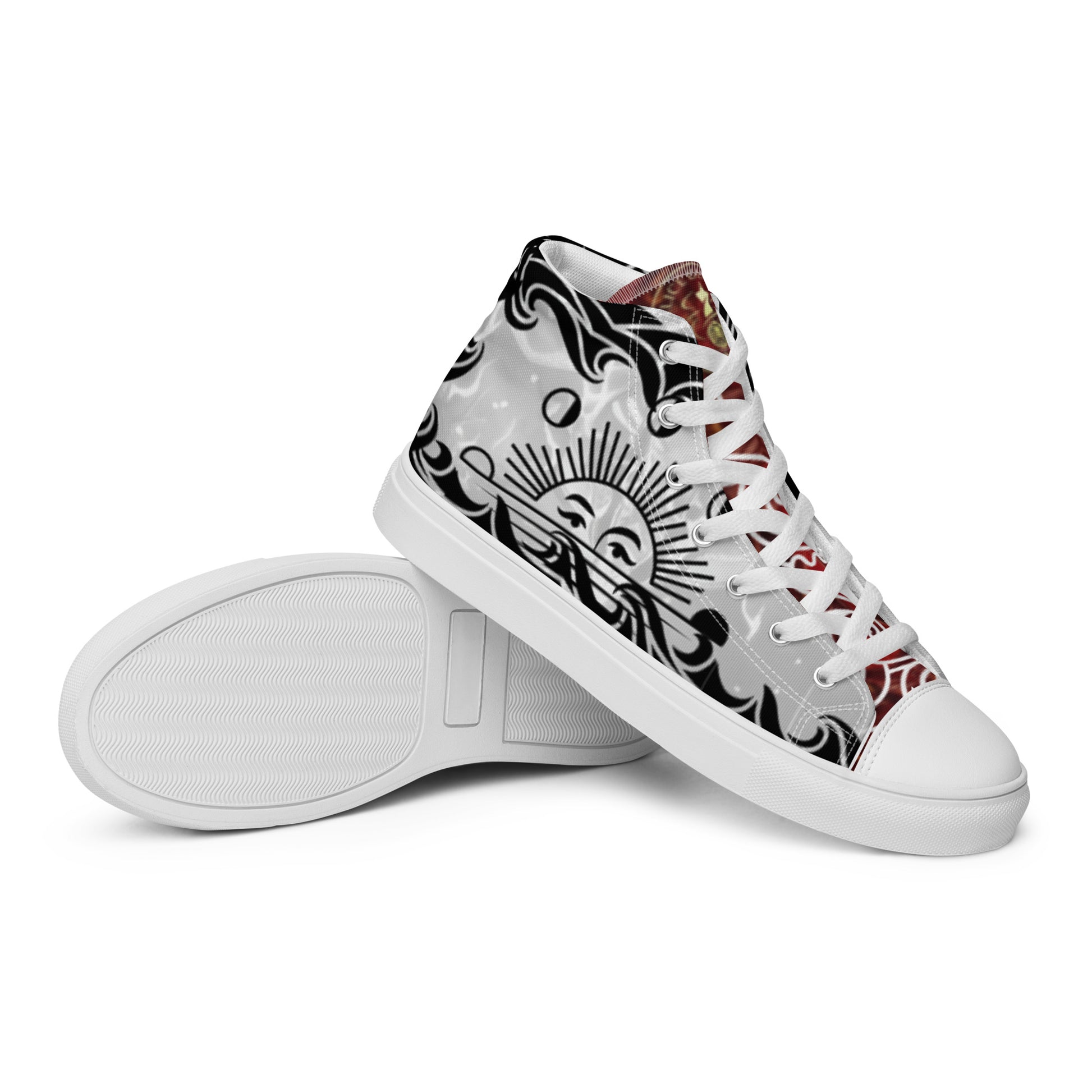 Women’s high top canvas shoes - FelinDesign