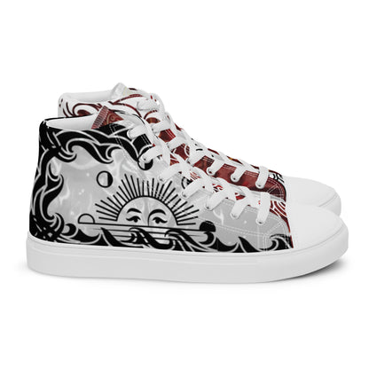 Women’s high top canvas shoes - FelinDesign