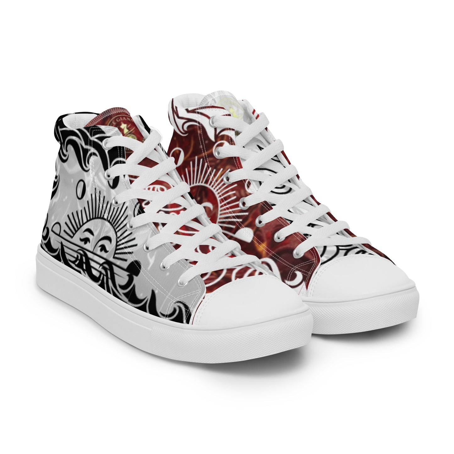 Women’s high top canvas shoes - FelinDesign