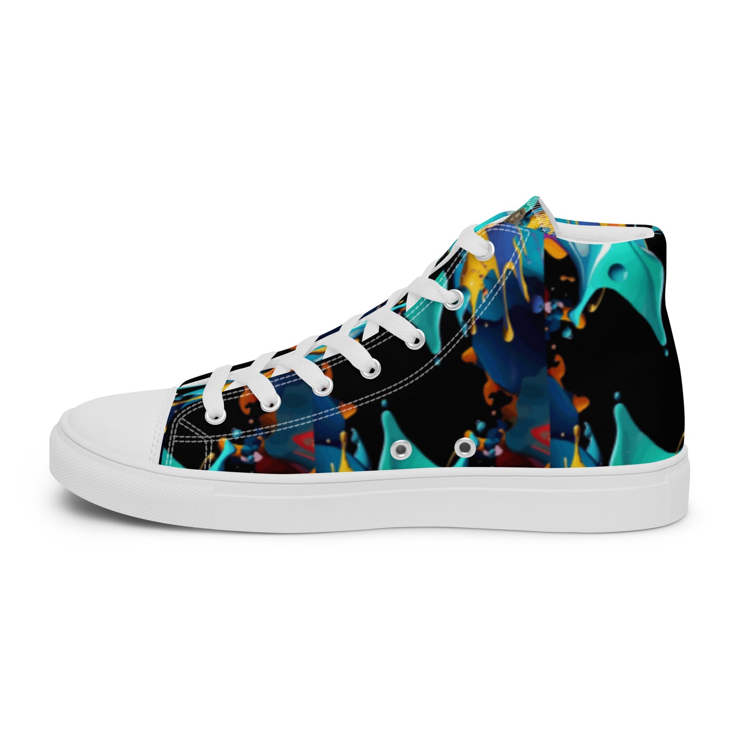 Fashionable Sneakers for Women | Comfy & Trendy Women's Canvas High Tops | Casual Sports Shoes | Stylish Footwear 432 - FelinDesign