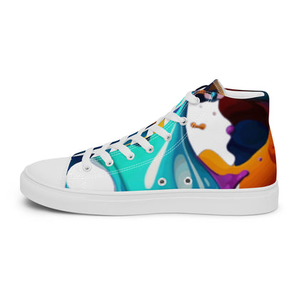 FelinDesign #637 Women's High-Top Canvas Sneakers, New Edition, Comfortable & Stylish - Trendy Casual Shoes for Everyday Looks - FelinDesign