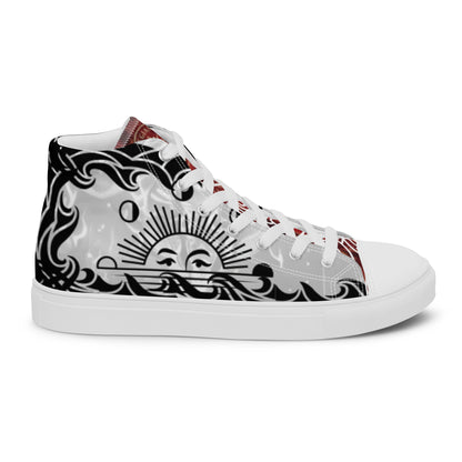 Women’s high top canvas shoes - FelinDesign