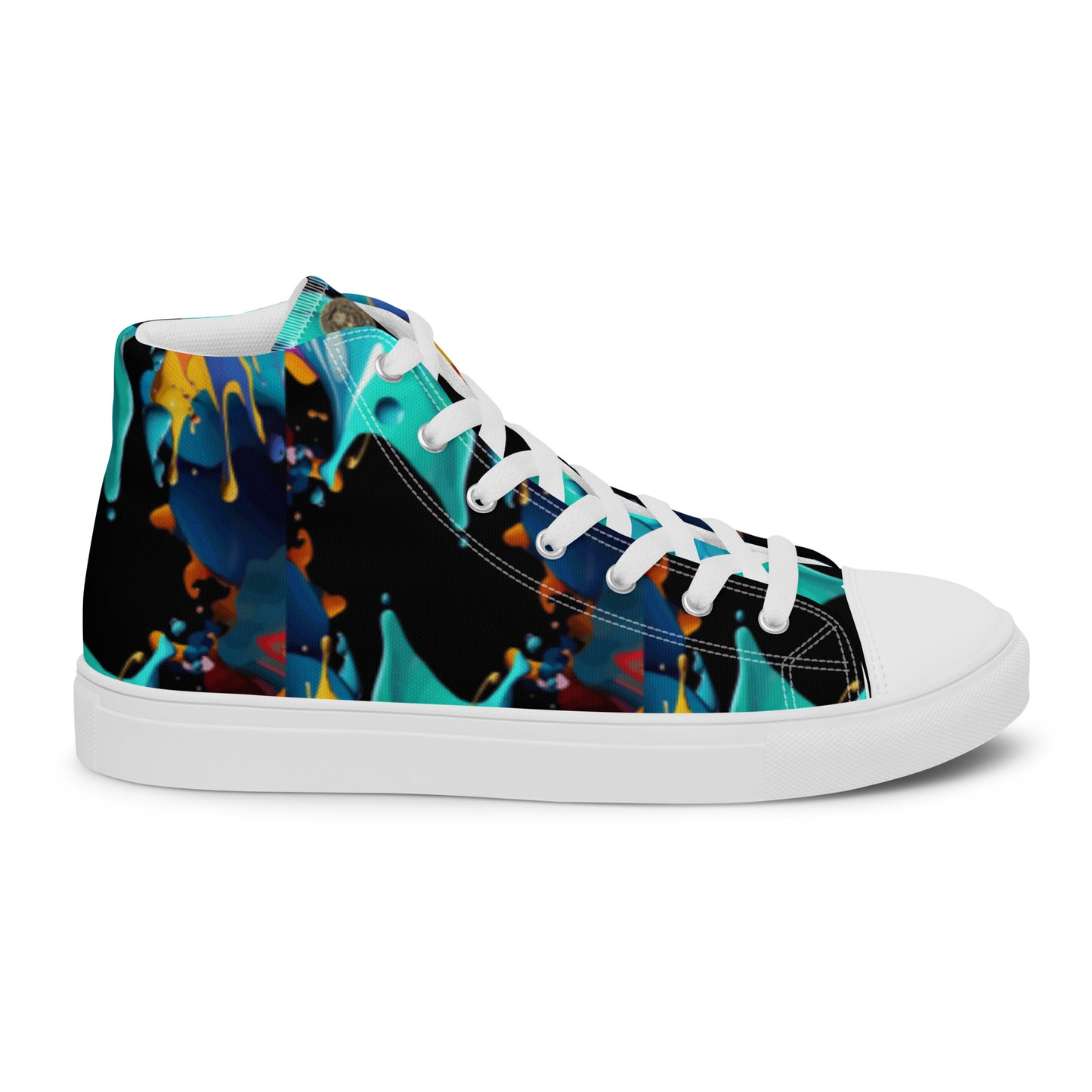 Fashionable Sneakers for Women | Comfy & Trendy Women's Canvas High Tops | Casual Sports Shoes | Stylish Footwear 432 - FelinDesign