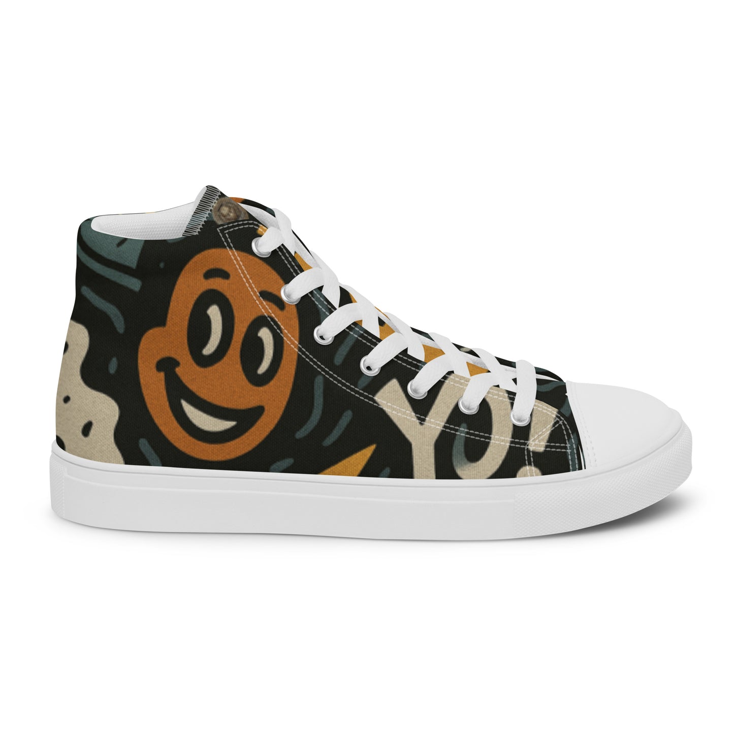 High-Top Fashion Women's Canvas Sneakers | Comfortable & Trendy Casual Shoes for Everyday Wear | Stylish Women's Footwear - FelinDesign