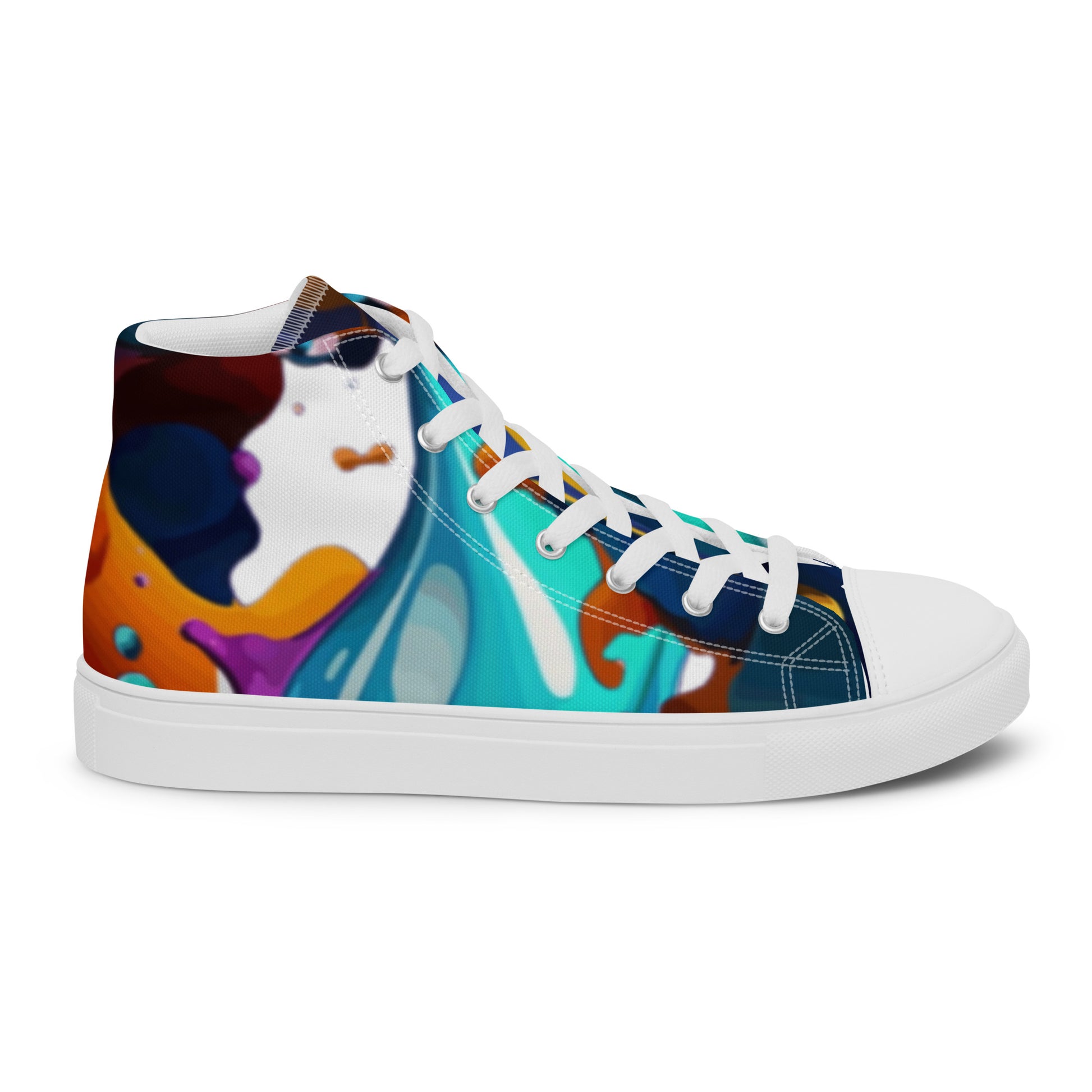 FelinDesign #637 Women's High-Top Canvas Sneakers, New Edition, Comfortable & Stylish - Trendy Casual Shoes for Everyday Looks - FelinDesign